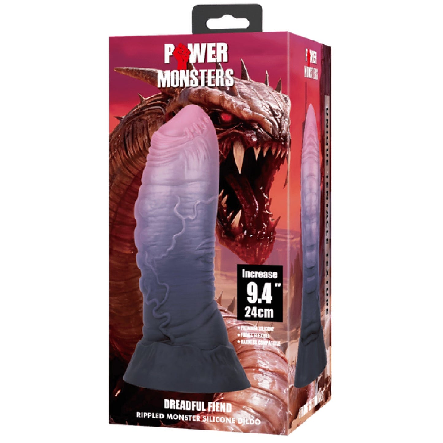 Dreadful Fiend 9.4" (Pink/Purple)