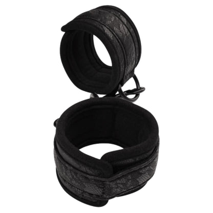 Tempt Him Hand Cuffs (Black)