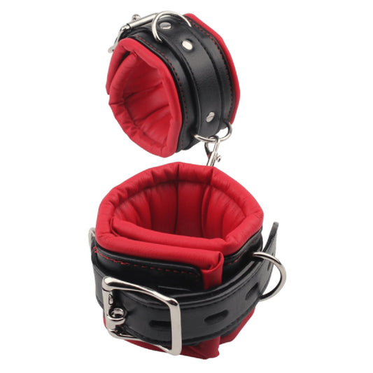 Super Soft Ankle Cuffs (Red/Black)