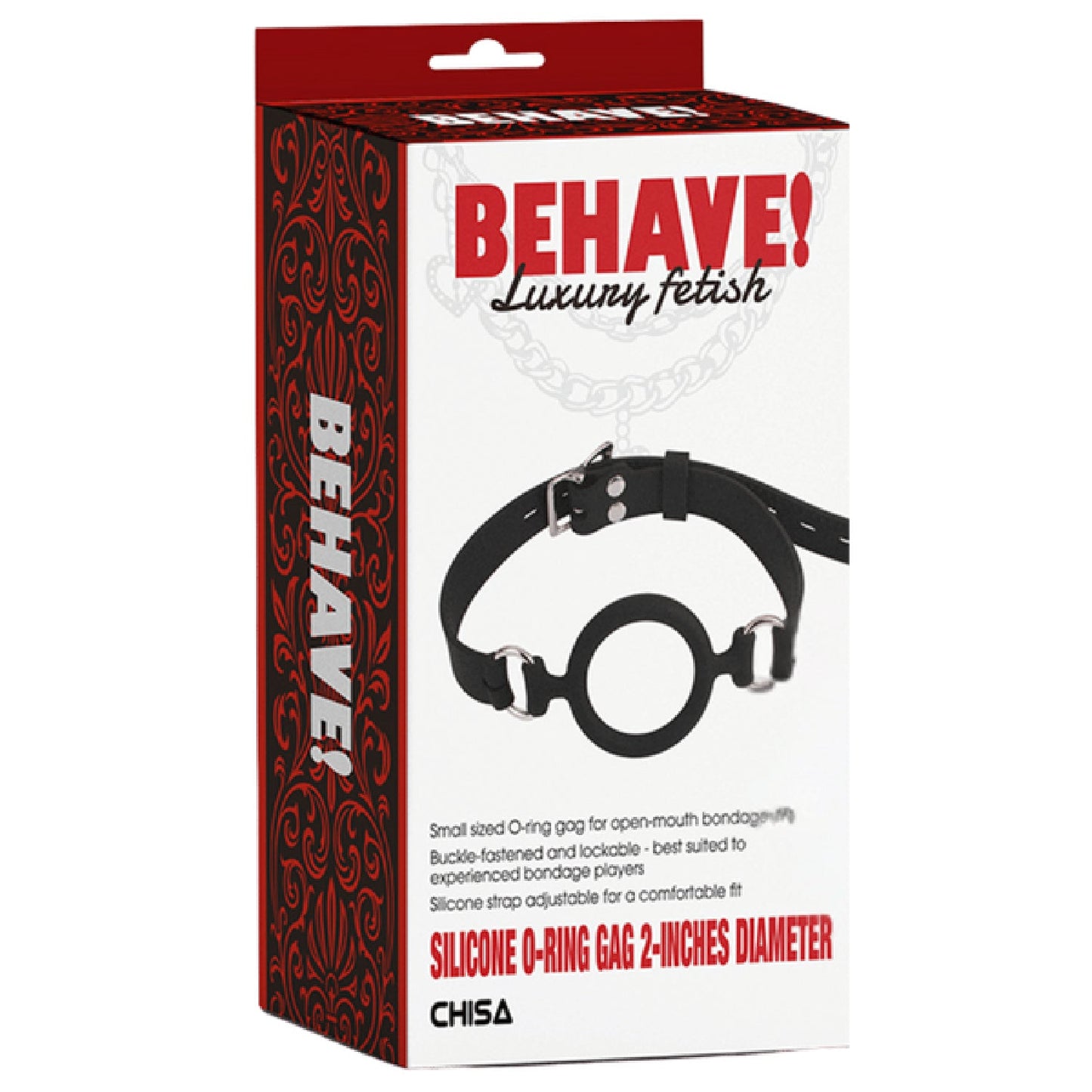 Silicone O-Ring Gag 2-Inches Diameter