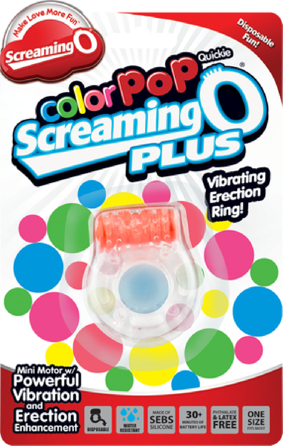 Screaming O Color Pop Quickie Plus (Blue)