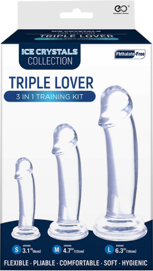 Triple Lover 3 In 1 Training Kit (Clear)