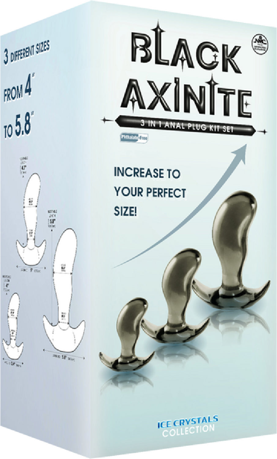 3 In 1 Anal Plug Kit Set (Smoke)