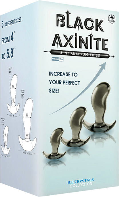 3 In 1 Anal Plug Kit Set (Smoke)