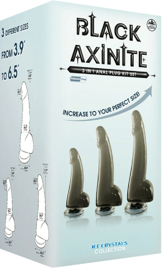 3 In 1 Anal Plug Kit Set (Smoke)