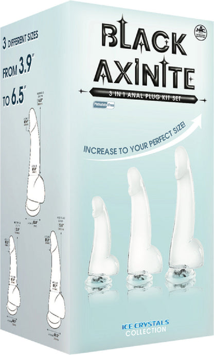 3 In 1 Anal Plug Kit Set (Smoke)