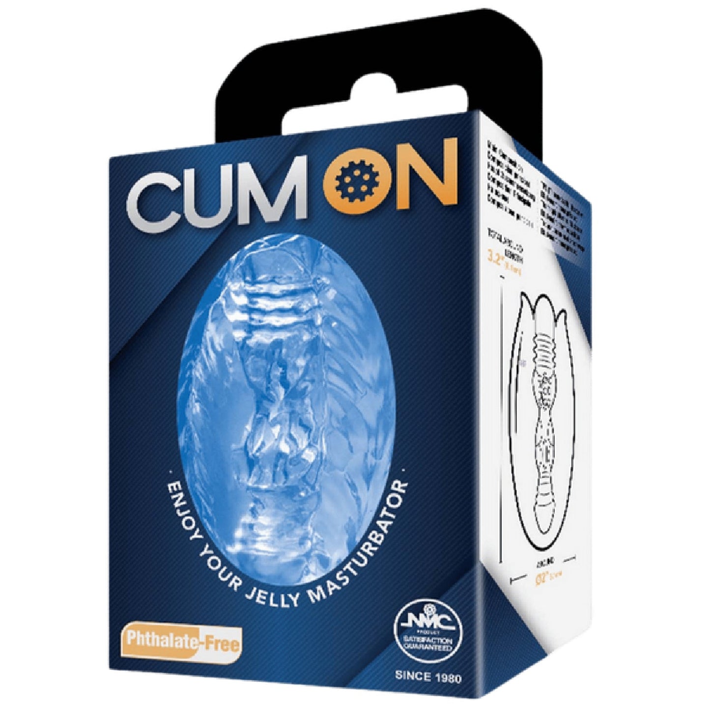 Pocket Jelly Masturbator 3.2" (Blue)