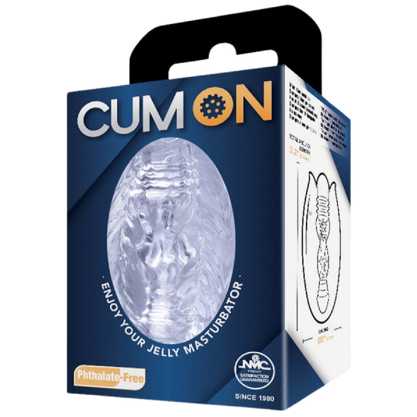 Pocket Jelly Masturbator 3.2" (Blue)