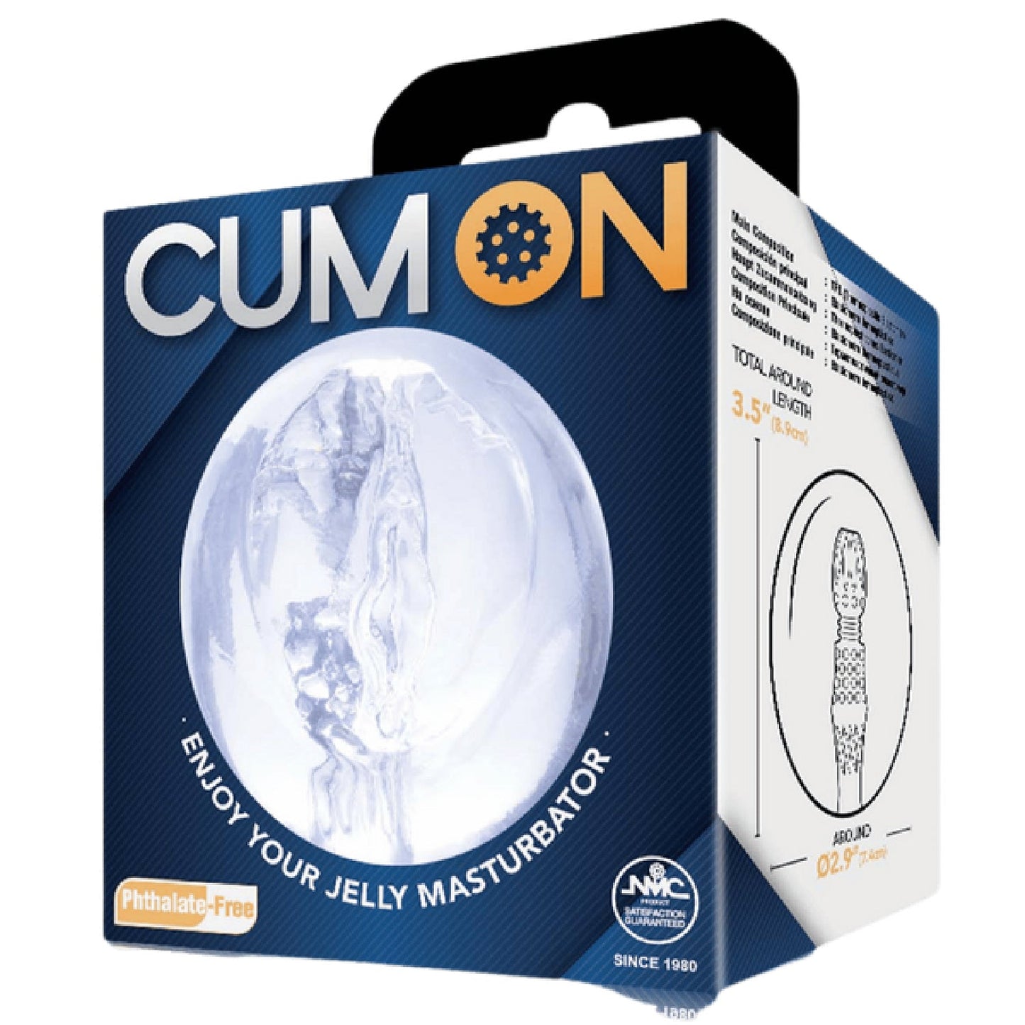 Pocket Jelly Masturbator 3.5" (Blue)