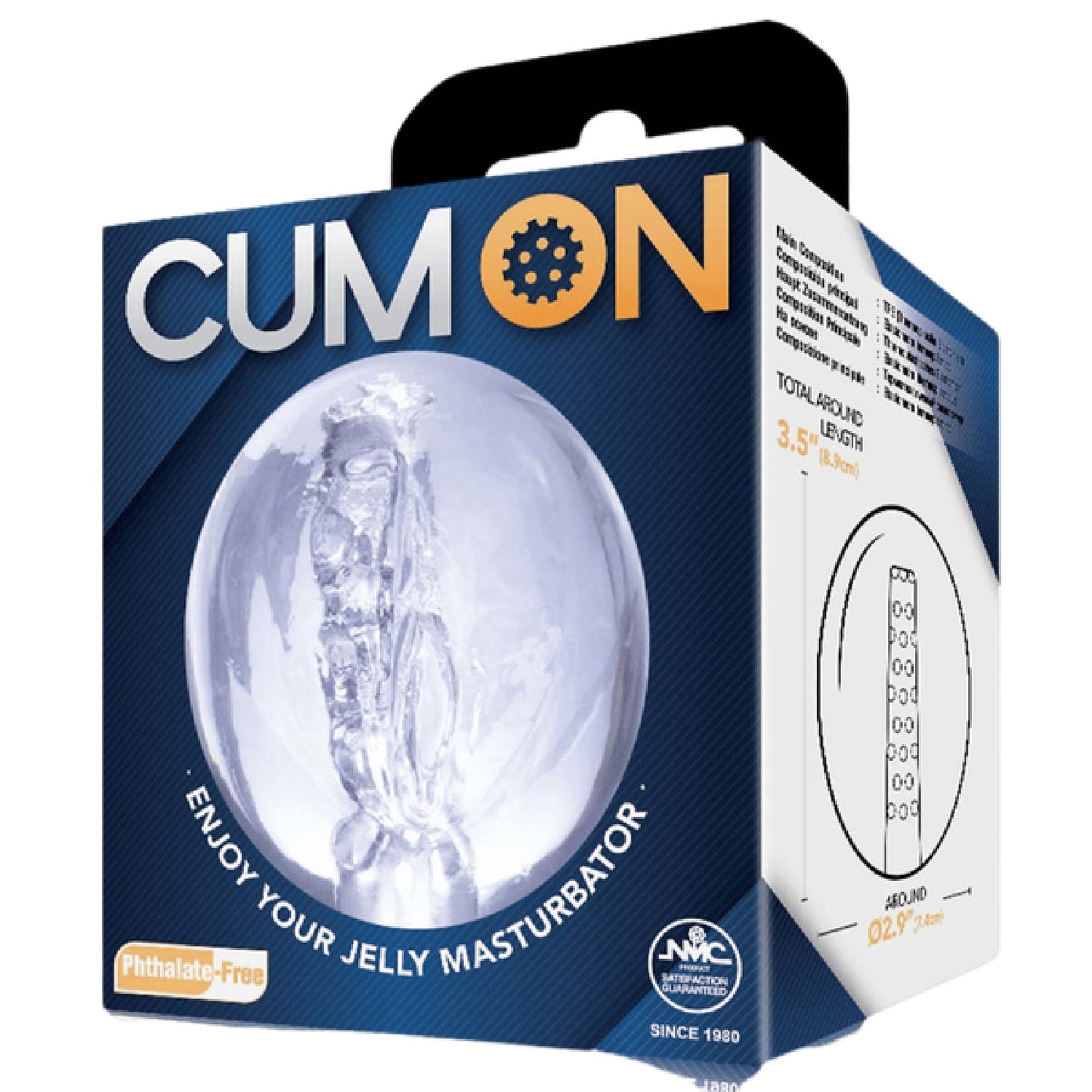 Pocket Jelly Masturbator 3.5" (Blue)