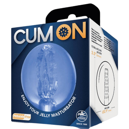 Pocket Jelly Masturbator 3.5" (Blue)