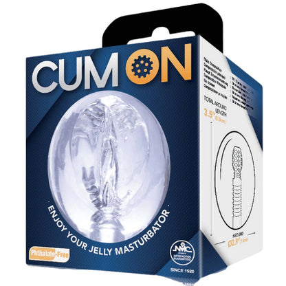 Pocket Jelly Masturbator 3.5" (Blue)