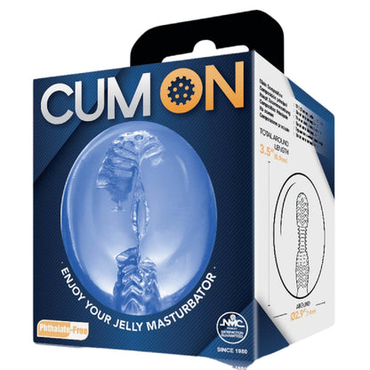 Pocket Jelly Masturbator 3.5" (Blue)