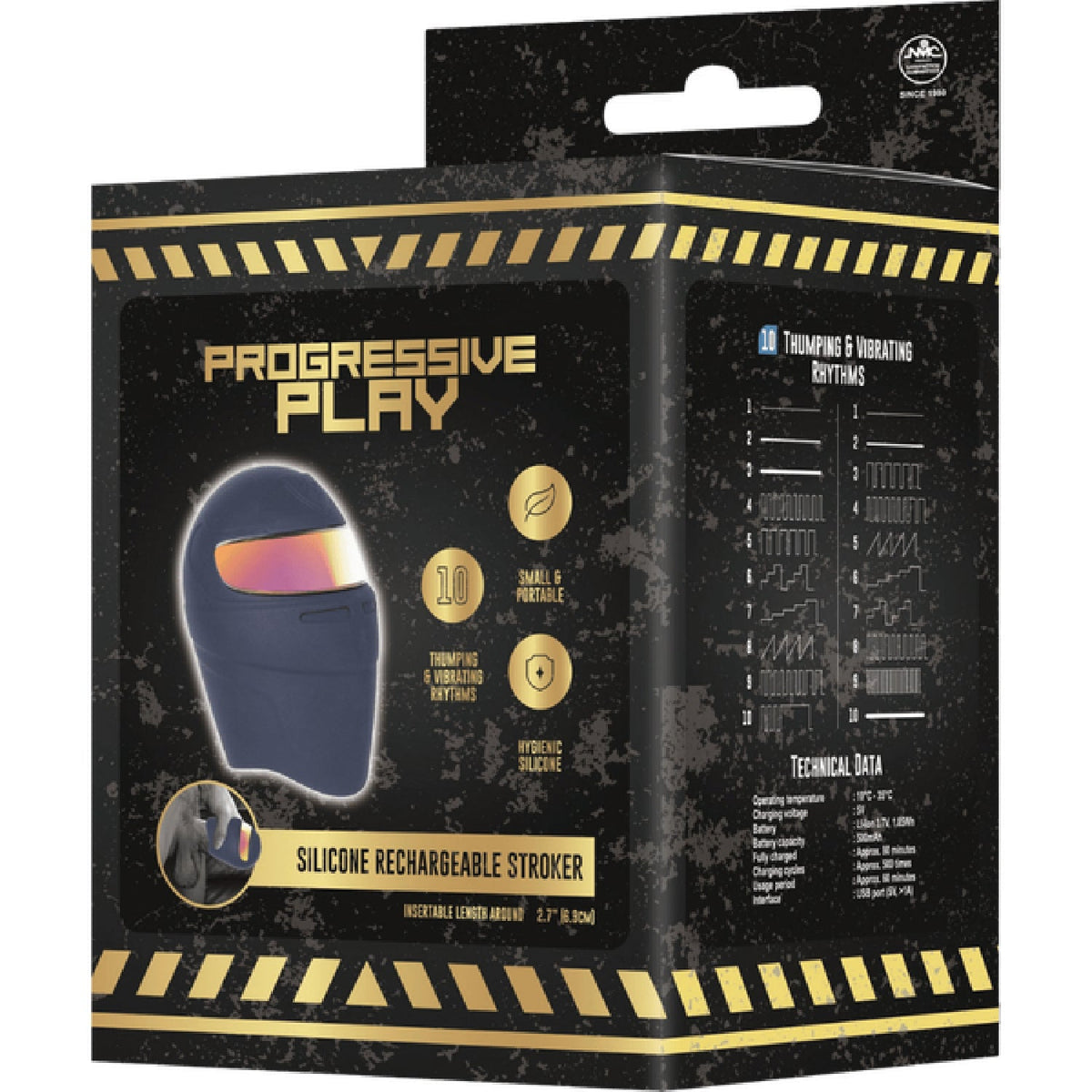 Silicone Rechargeable Stroker (Black)