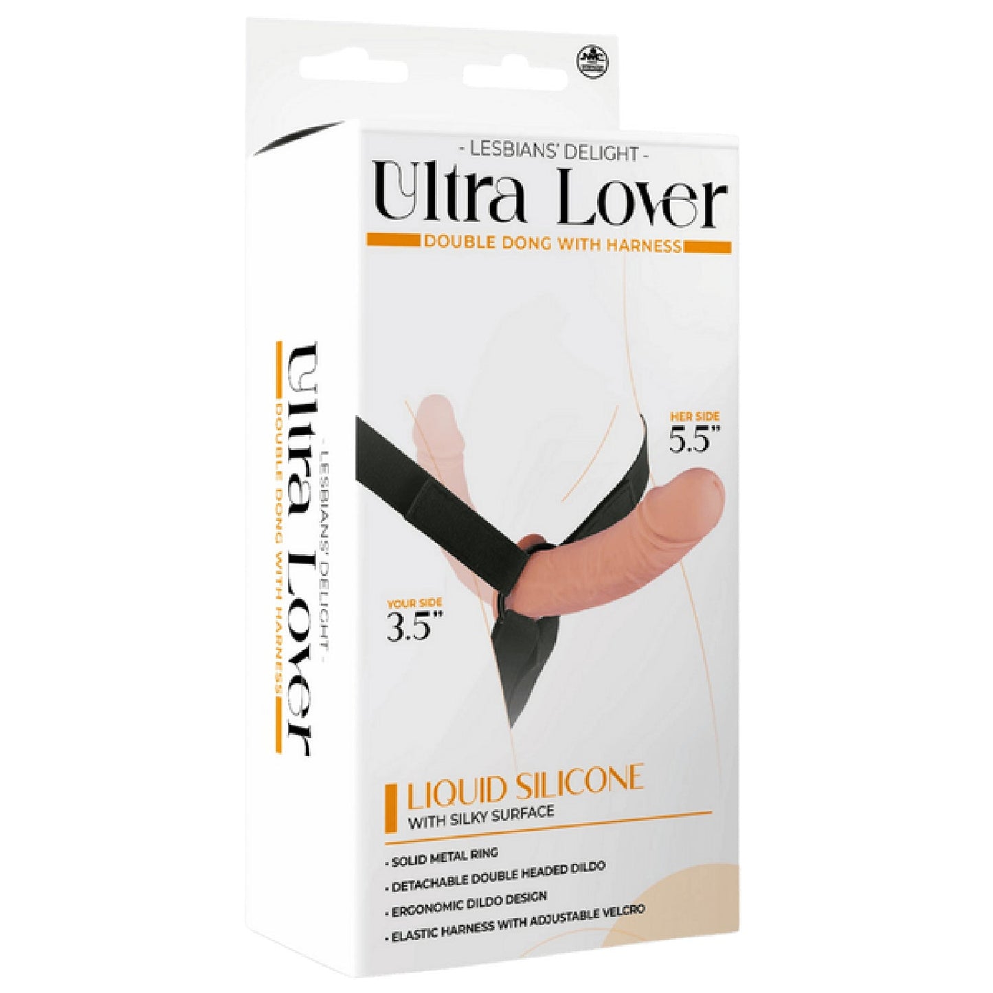 Ultra Lover - Double Dong Penetrix with Harness (Purple)