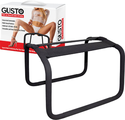 Gusto - The Ultimate Sex Stool (Black)