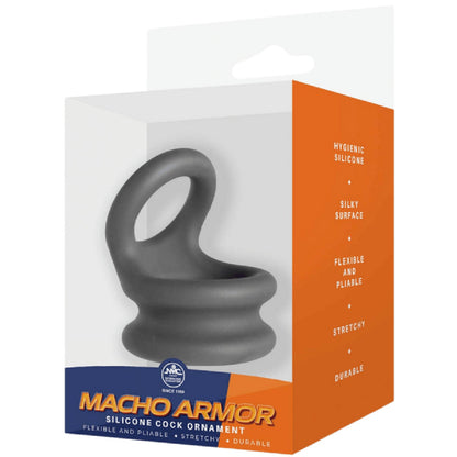 Silicone Cock Ring - Medium (Black)