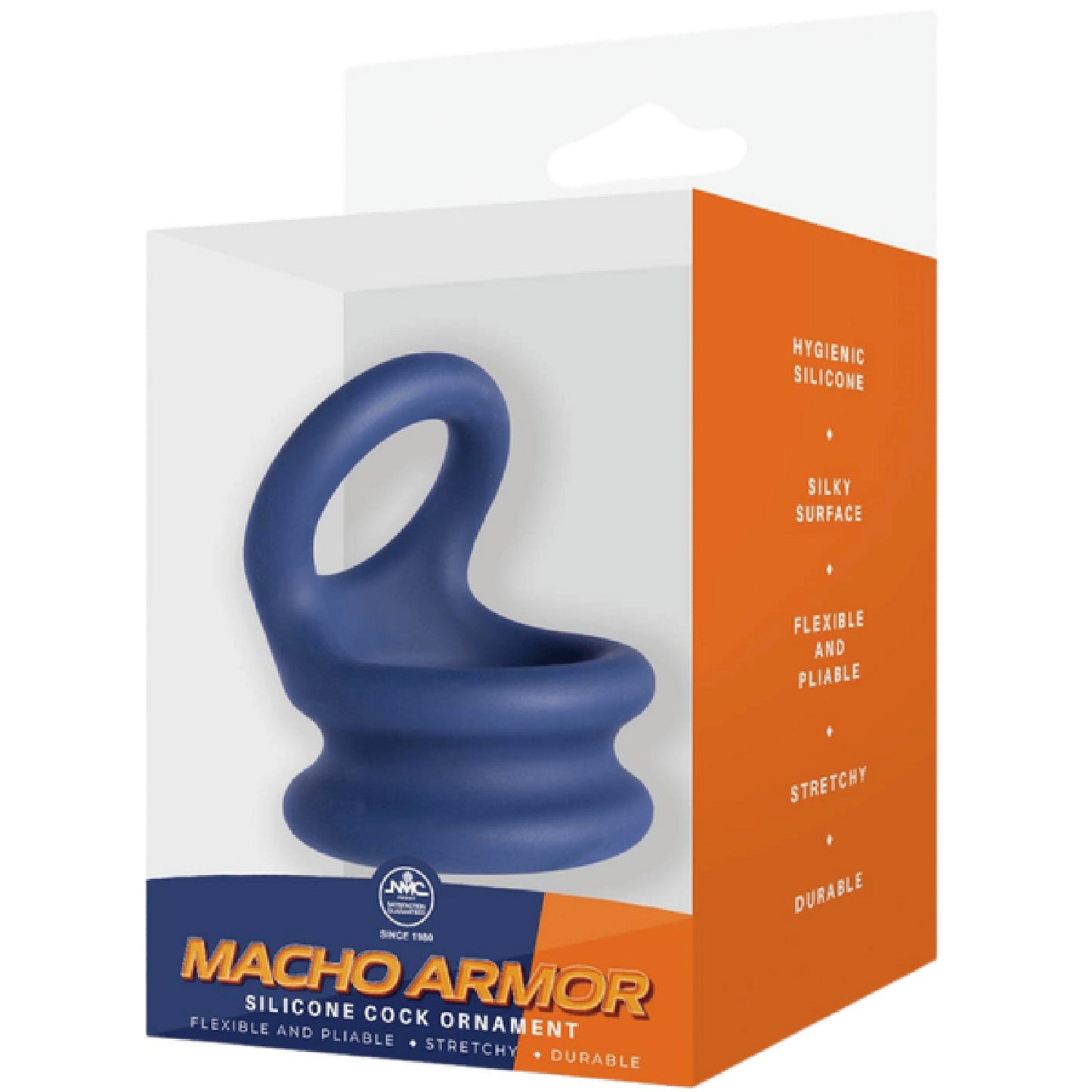 Silicone Cock Ring - Large (Black)