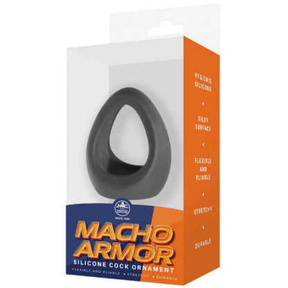 Silicone Cock and Ball Ring - (Black)