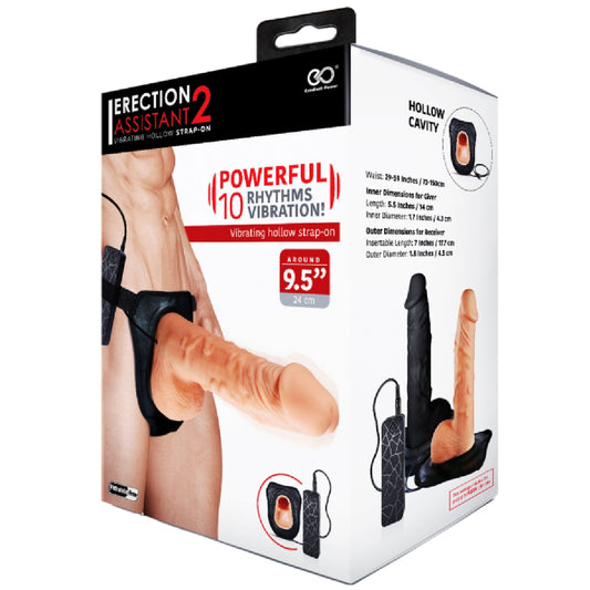 Erection Assistant 2 - 9.5" Strap-on (Flesh)