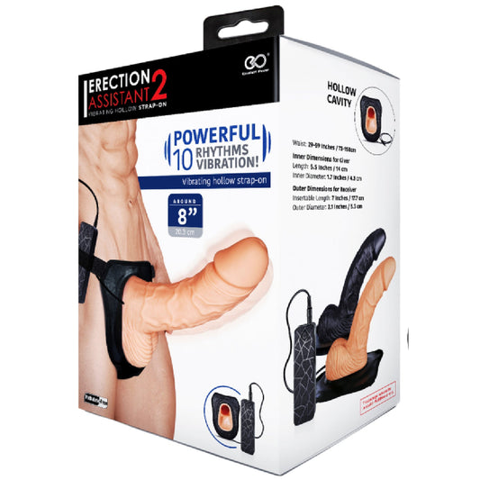 Erection Assistant 2 - 8" Strap-on (Flesh)