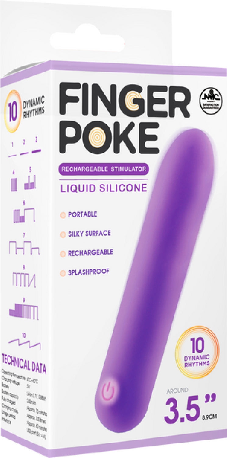 3.5" Rechargeable Stimulator (Purple)
