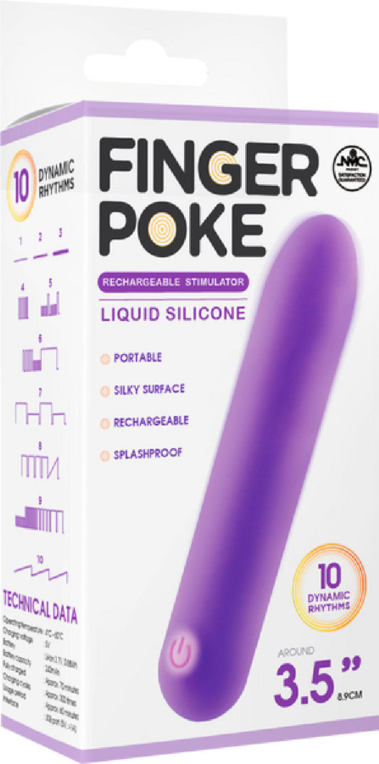 3.5" Rechargeable Stimulator (Purple)