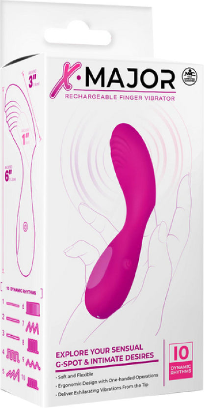Rechargeable Finger Vibrator (Purple)