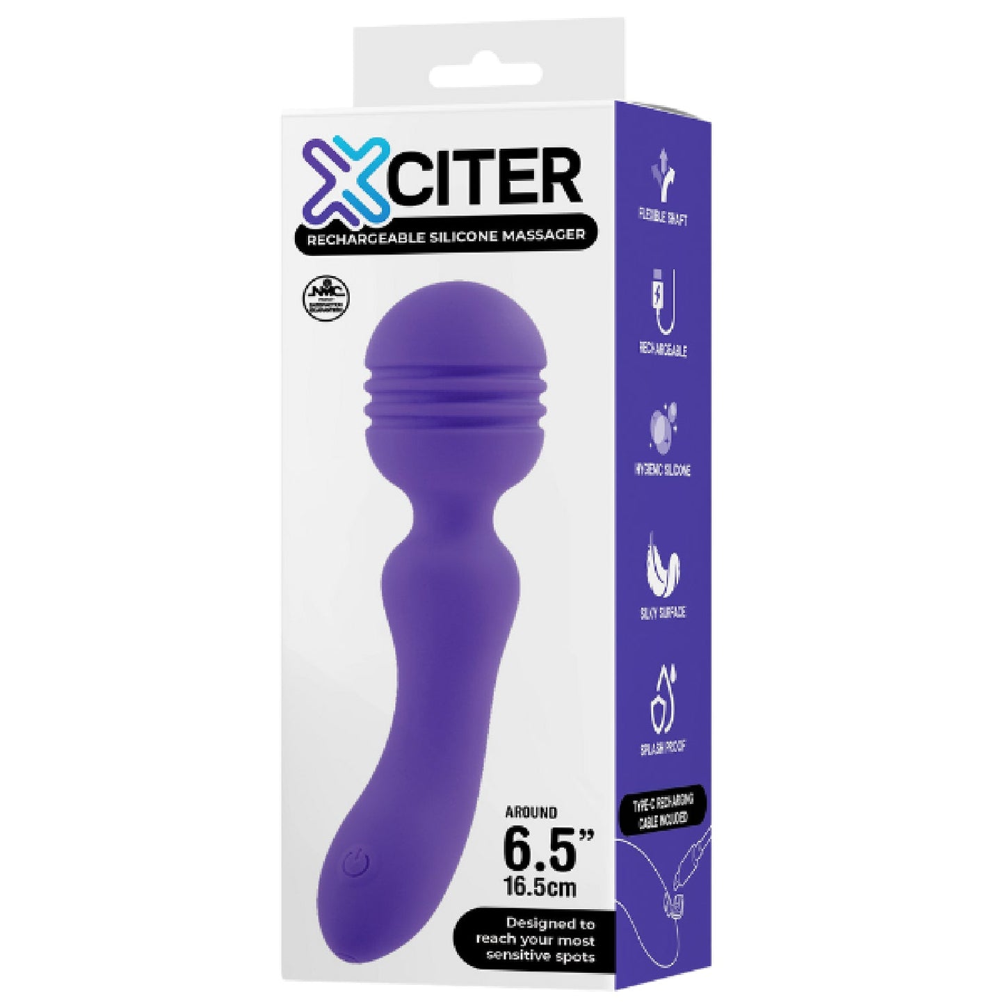 Exciter - Rechargeable Silicone Massager (Pink)
