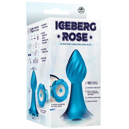 10 Rhythms Vibrating Anal Plug (Grey)