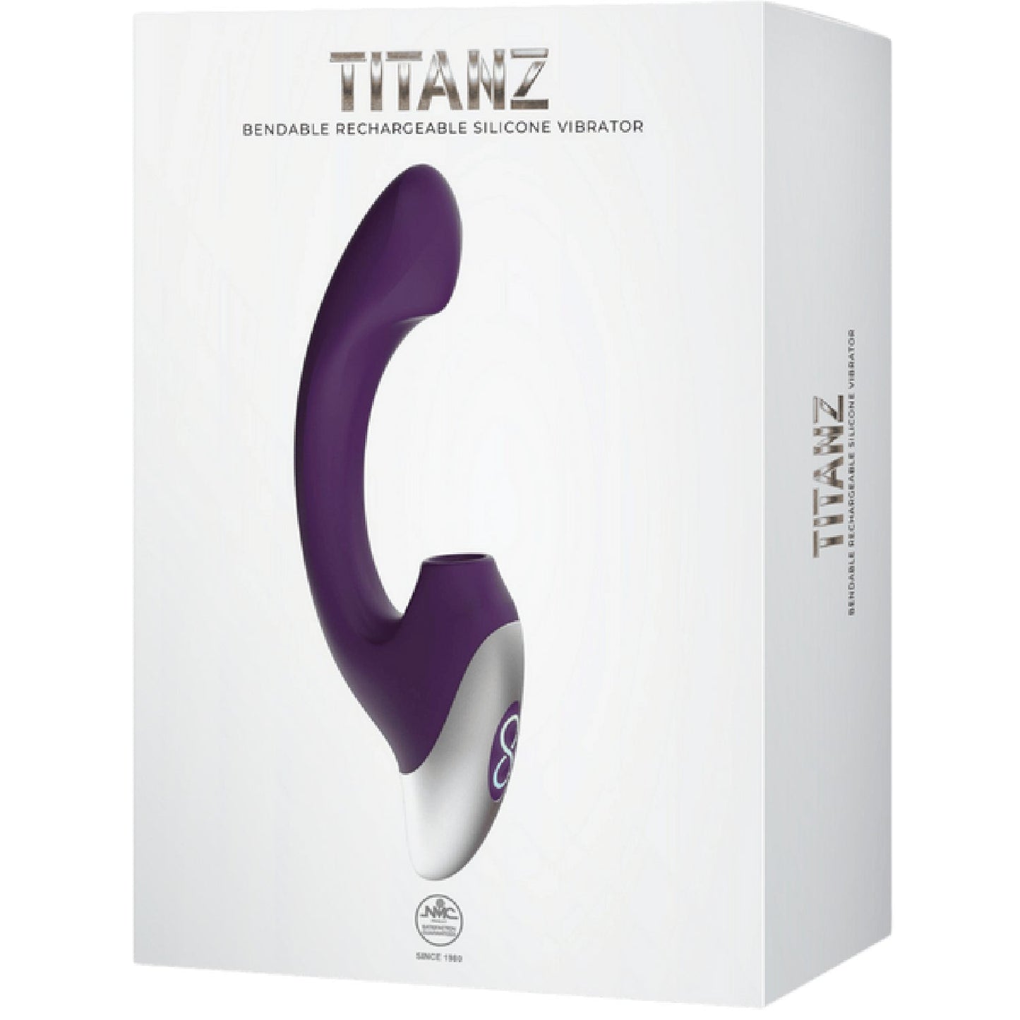 Thumping Rechargeable Silicone Vibrator (White)