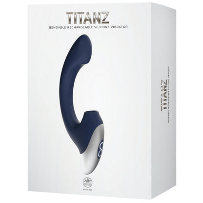 Thumping Rechargeable Silicone Vibrator (White)