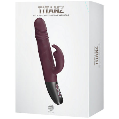 Rotating Rabbit Rechargeable Silicone Vibrator (White)
