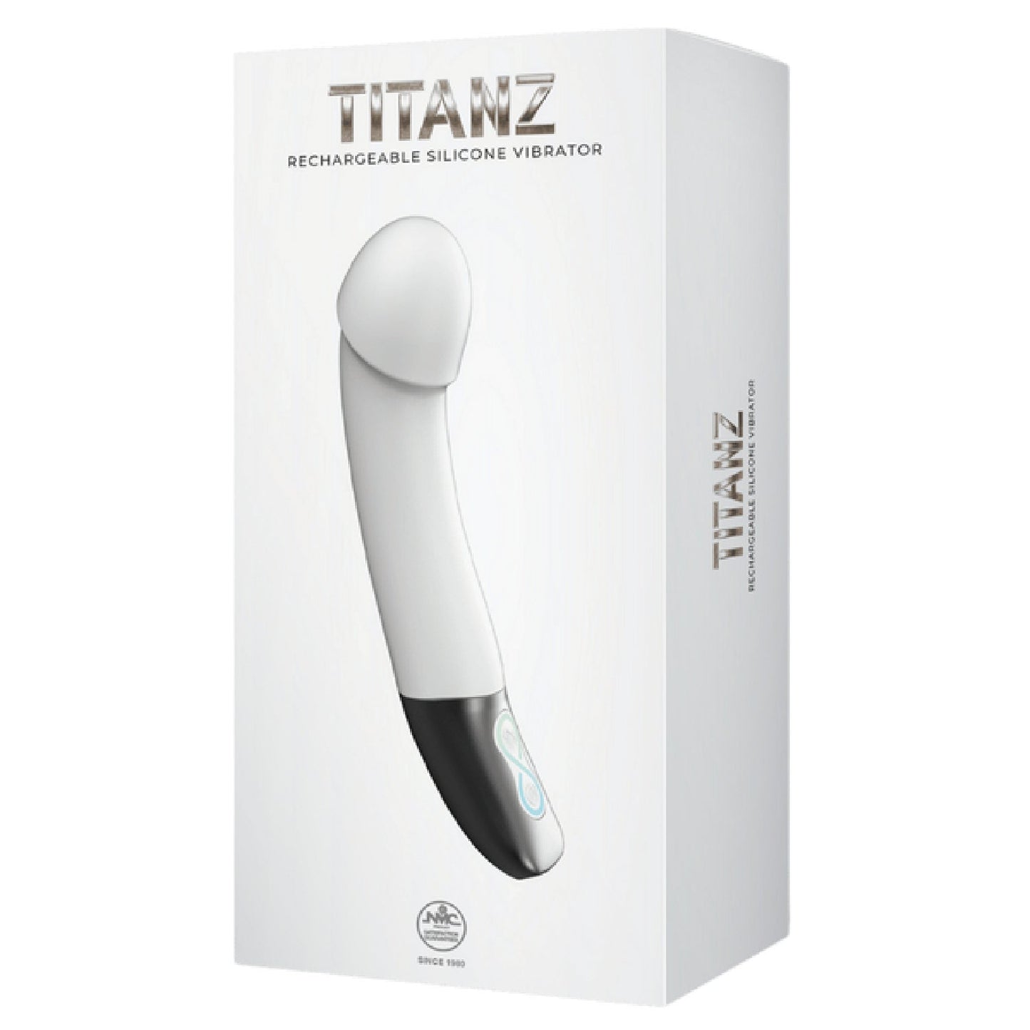 Rechargeable Silicone Vibrator (White)