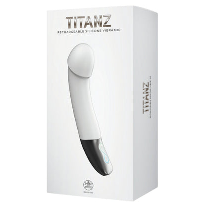 Rechargeable Silicone Vibrator (White)