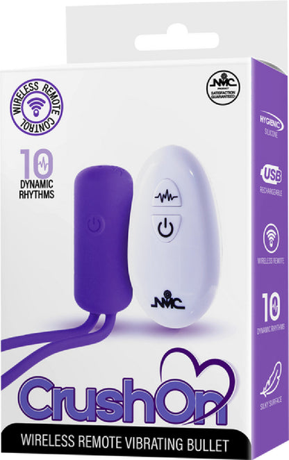 Wireless Remote Vibrating Bullet (Purple)