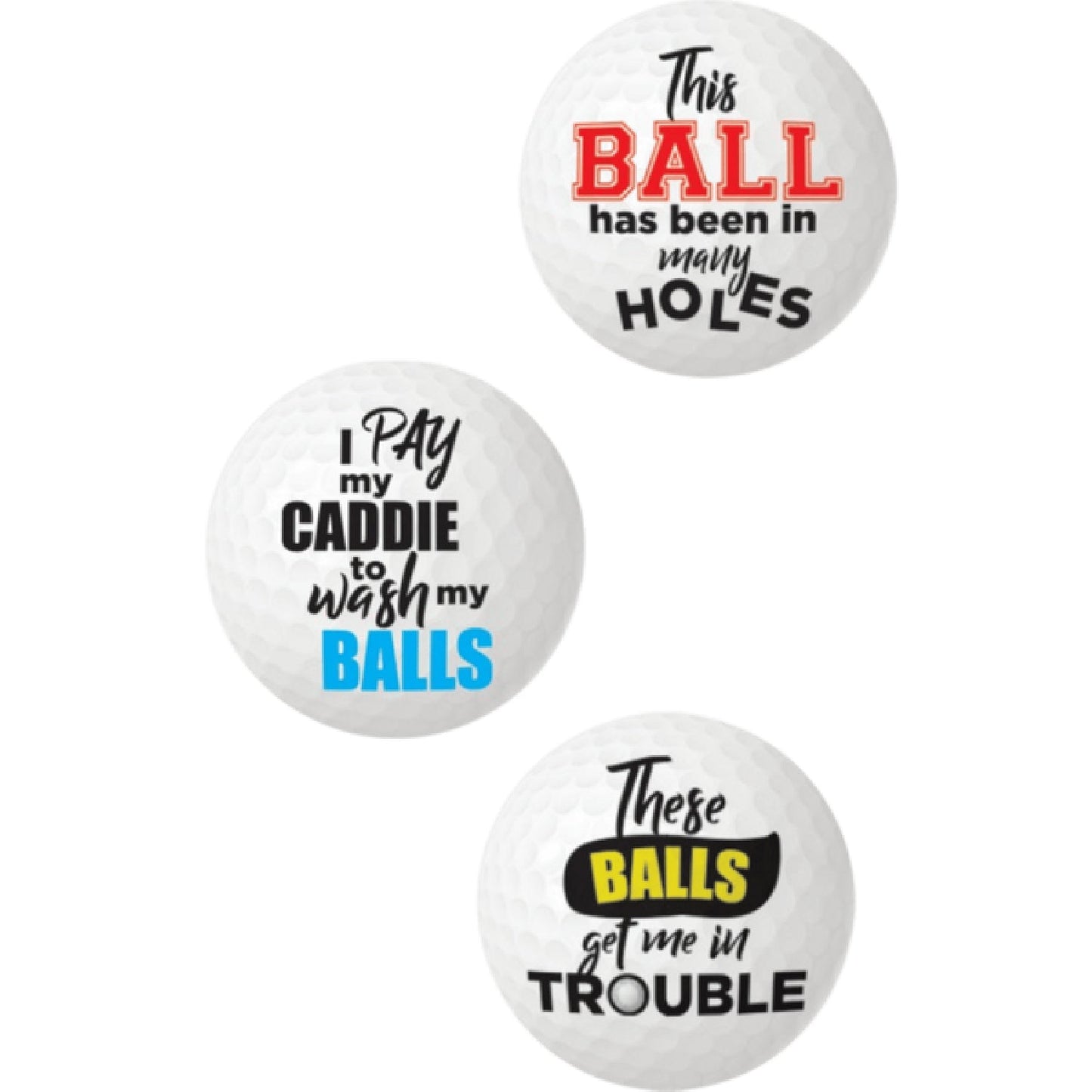 Balls Deep - Novelty Golf Balls