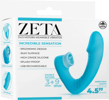 Dual Motor Wearable Vibrator (Purple)
