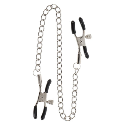 Adjustable Clamps With Chain (Silver)