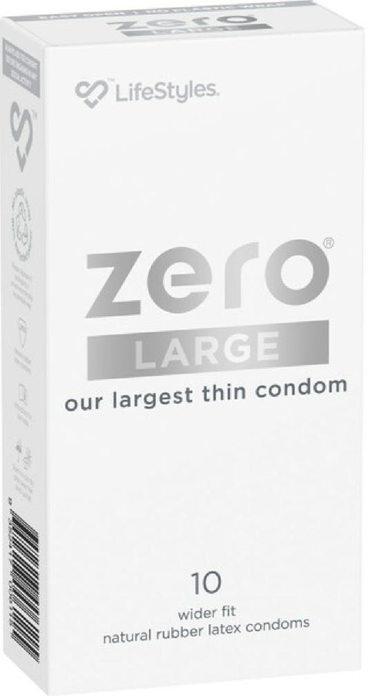 Zero Large 10's (Largest Thin Condom)