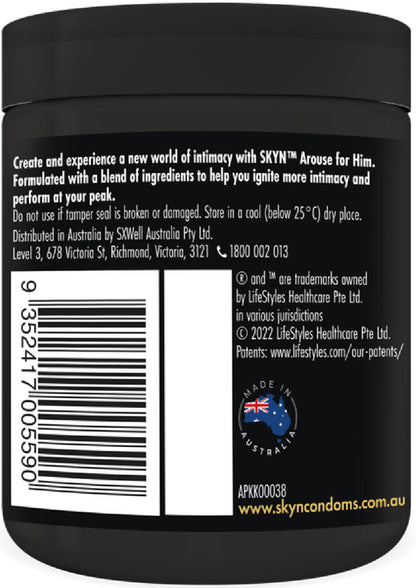 Arouse For Him - Libido Supplements (60 Tablets)
