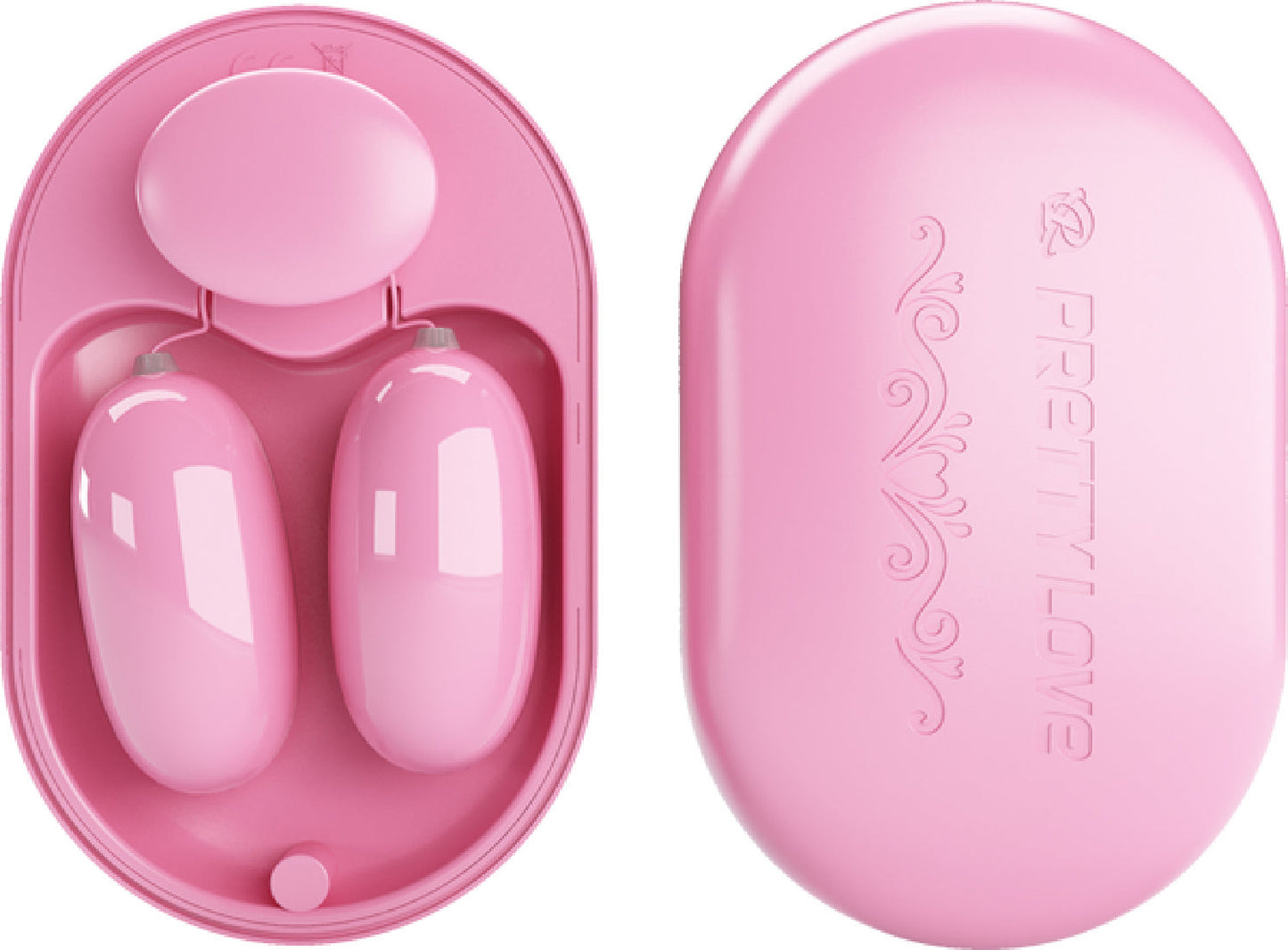 Dual Vibrating Bullet Fun Box - ReChargeable (Pink)