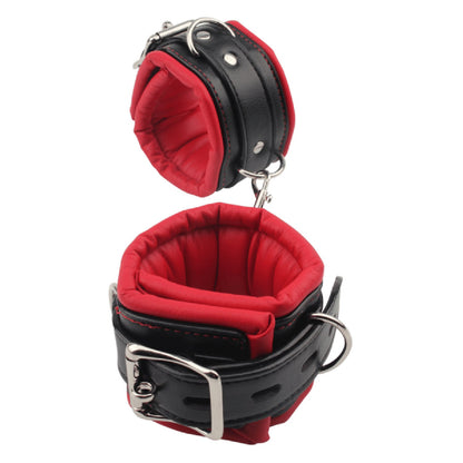 Super Soft Hand Cuffs (Red/Black)