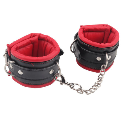 Super Soft Ankle Cuffs (Red/Black)