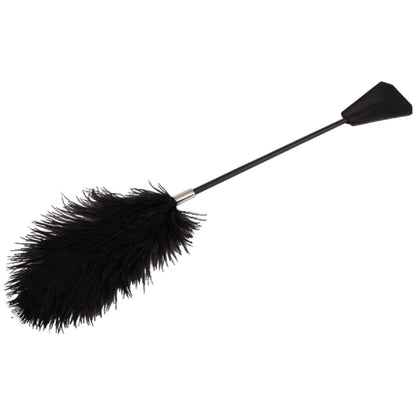 Crop with Feathers (Black)