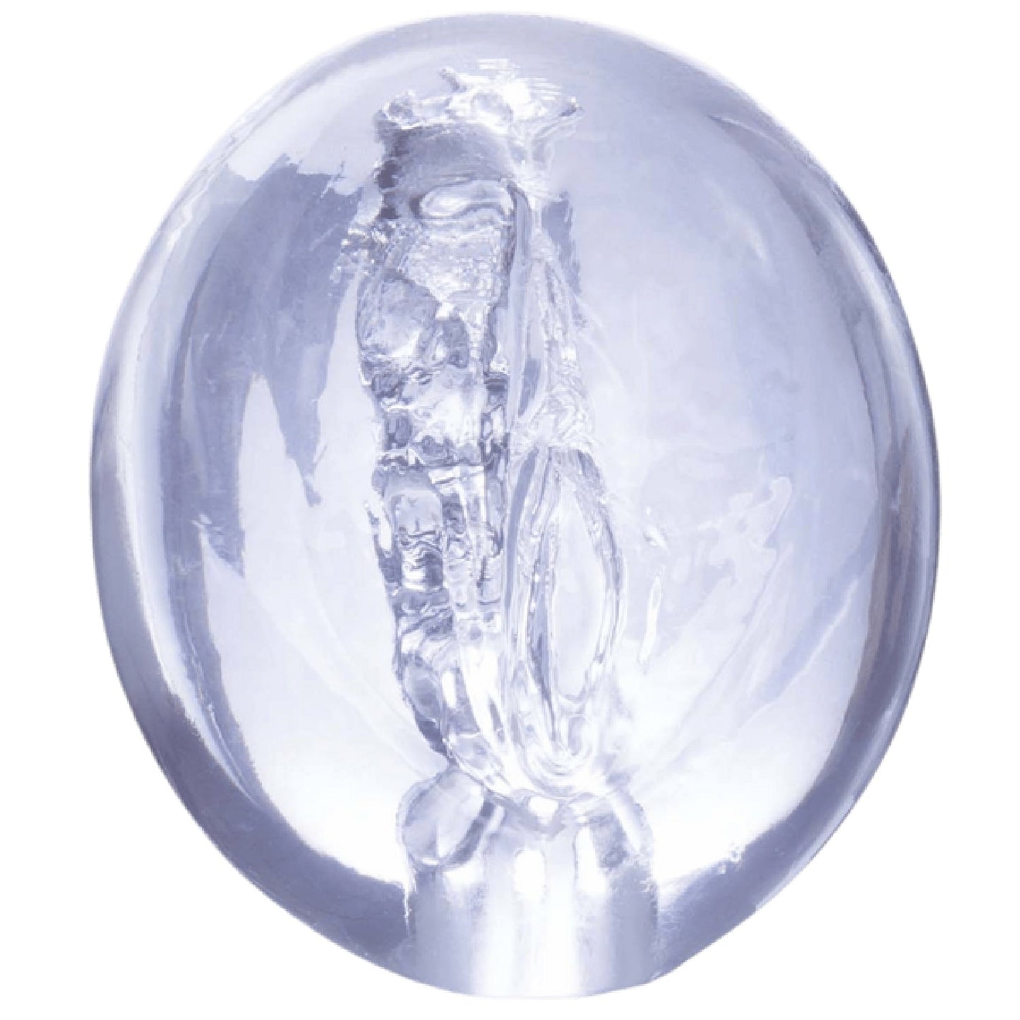 Pocket Jelly Masturbator 3.5" (Blue)