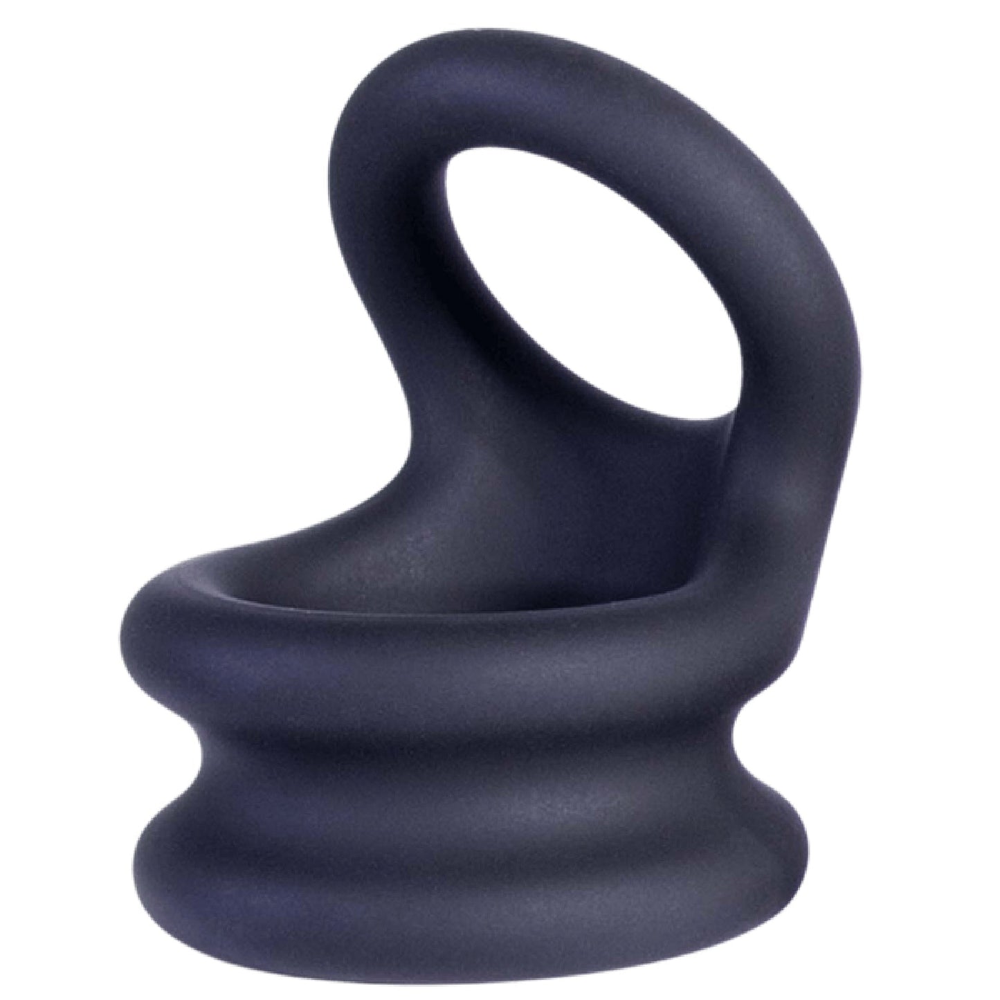 Silicone Cock Ring - Large (Black)