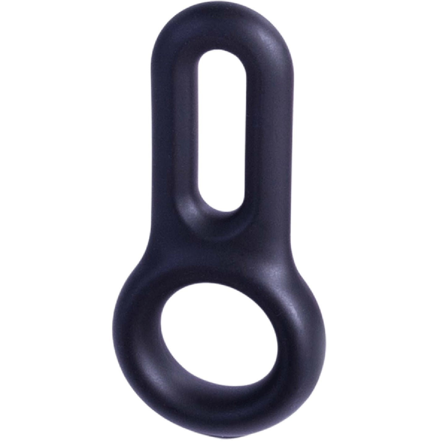 Silicone Cock and Ball Ring - (Black)