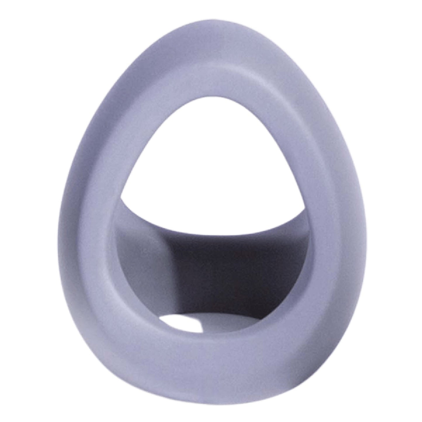 Silicone Cock and Ball Ring - (Black)