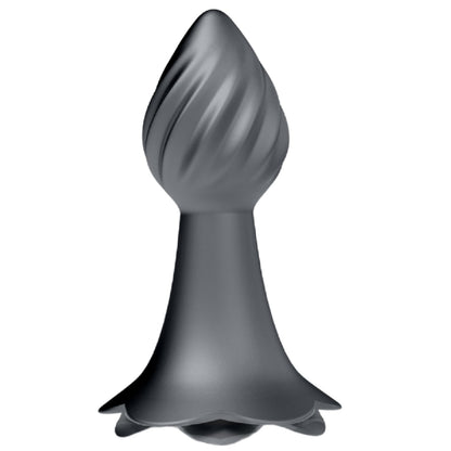 10 Rhythms Vibrating Anal Plug (Grey)